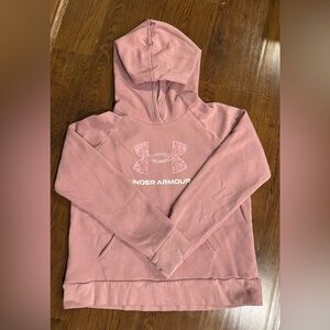 Under Armour Girls Light Pink Hoodie